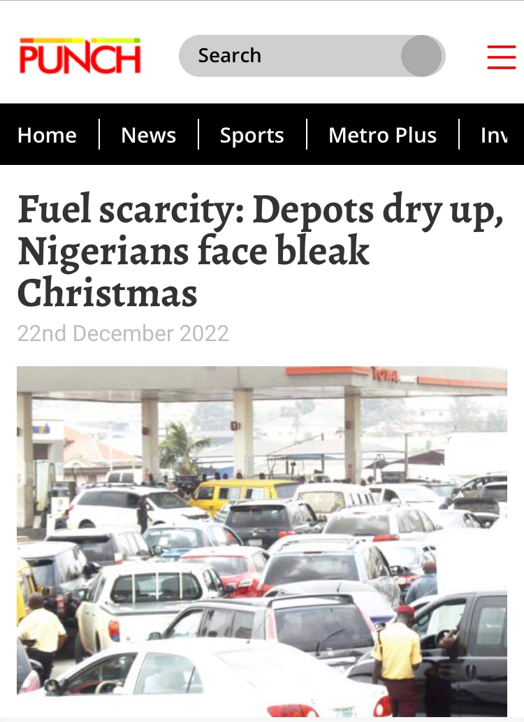 Fuel Scarcity