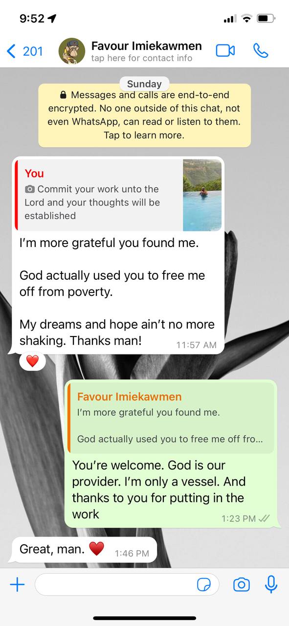 Favour dream picture